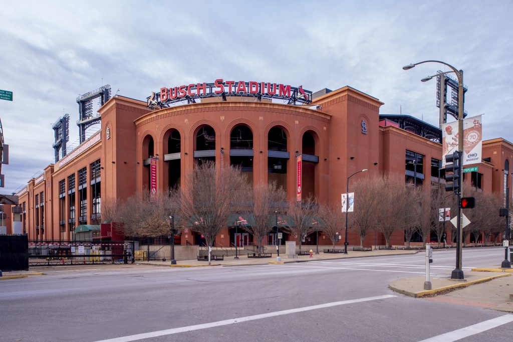 St. Louis Cardinals Busch Stadium - Square UP
